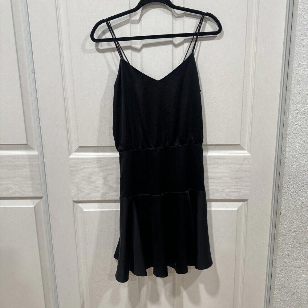 Women’s Banana Republic Dress‎ Black Size 4 Fit N Flare Y2K Goth